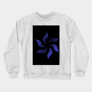 purple flower Crewneck Sweatshirt